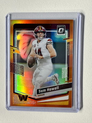 2023 Panini Donruss Optic Orange Prizm #198 Sam Howell card new