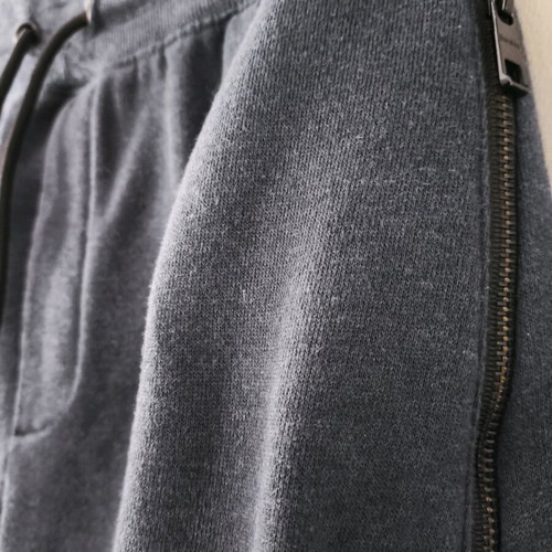 Bershka men's jogger with fleece lining blue large like new