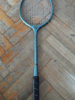 Vintage tennis racket used, 1970s