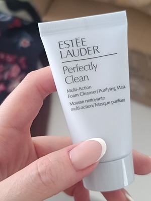 Estée Lauder Perfectly Clean multi-action foam cleanser and mask new
