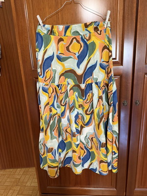 Doca φούστα σαν καινούργια, μέγεθος L, boho style, πολύχρωμη