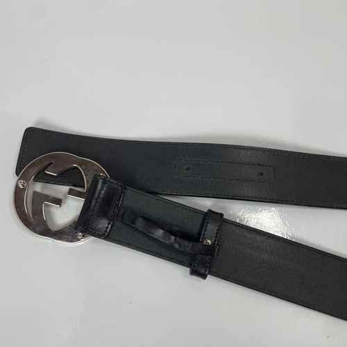 Gucci leather belt 85 cm used, black
