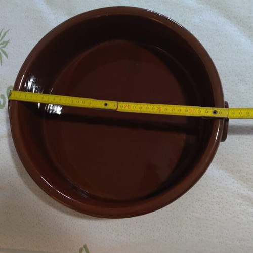 Large handmade clay pot like new