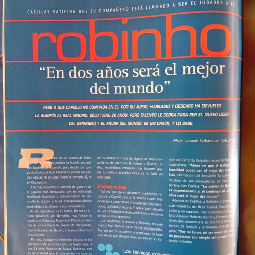 Don Balon Magazine Issue 6-12/11/2006 Like New with Huelva Poster