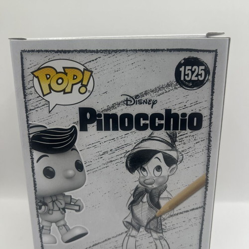 Funko Pop Disney Pinocchio #1525 new black & white sketch style
