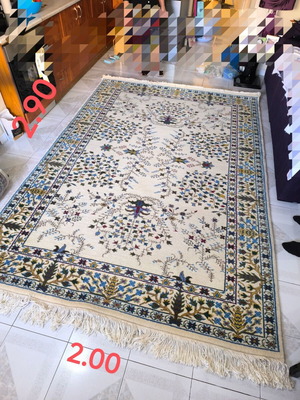 Χειροποίητο ολόμαλλο χαλί, 2,00 x 2,90 μ.