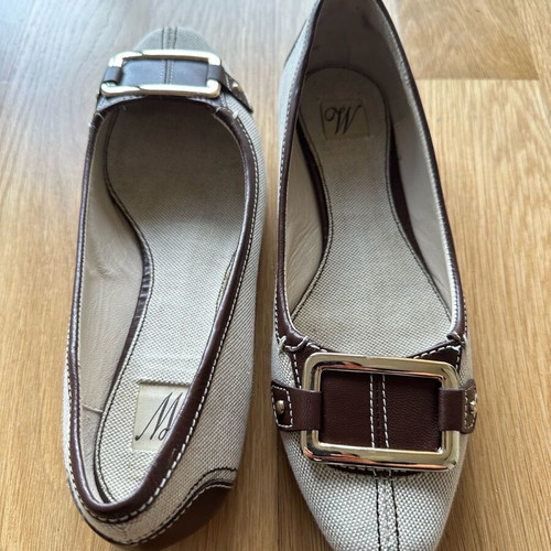 Zara ballerinas No38 like new, beige and brown