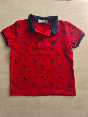Hashtag κόκκινο παιδικό polo, 4 ετών