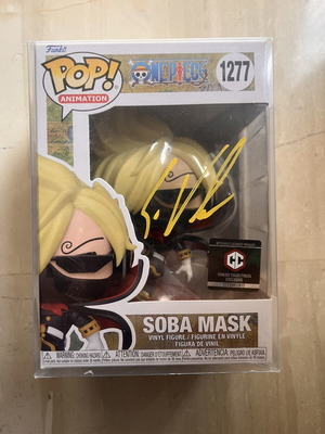 Soba Mask One Piece Funko Pop υπογεγραμμένο, σαν καινούργιο