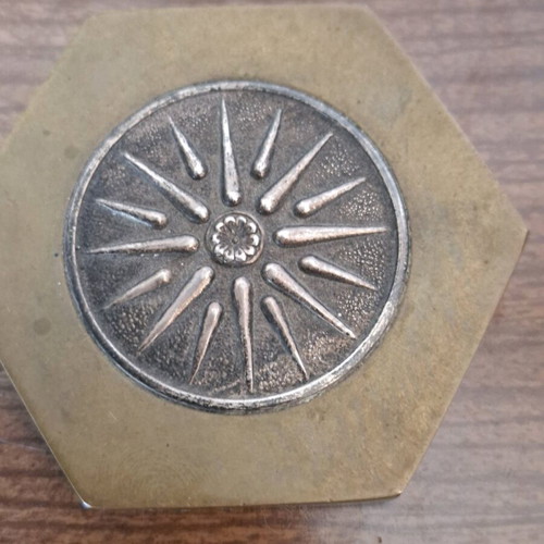 Paperweight used with Star - Vergina Sun design