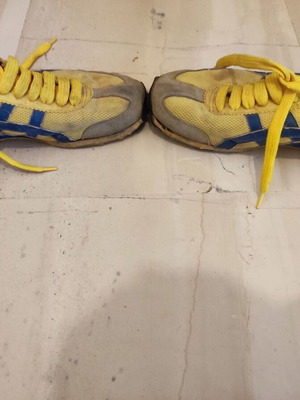 Onitsuka Tiger California 78 Vin спортни обувки употребявани, номер 43, жълто-сини