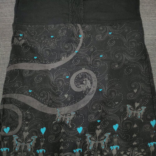 Long tunic t-shirt like new, black, size L