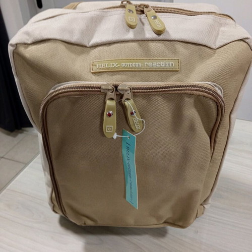 Crossbody bag new, beige, durable material for daily use