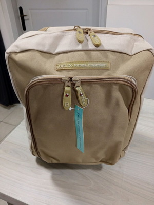Crossbody bag new, beige, durable material for daily use