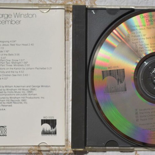 George Winston December CD like new, jazz
