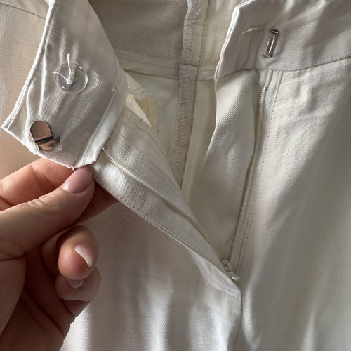 Sinsay summer pants used, beige, size XXS