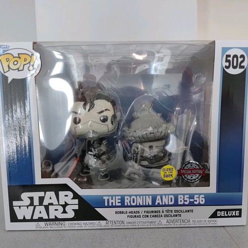 Funko Pop! Star Wars Deluxe The Ronin and B5-56 new