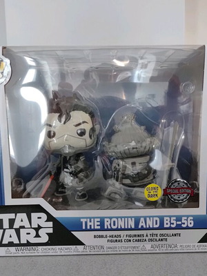 Funko Pop! Star Wars Deluxe The Ronin and B5-56 new