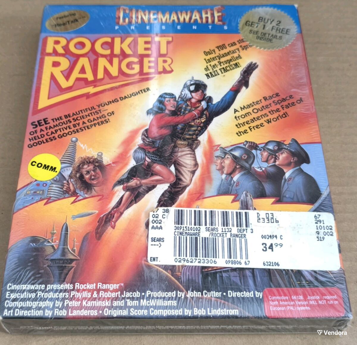 Rocket Ranger Cinemaware Commodore Disk… - € 90,00 - Vendora.bg