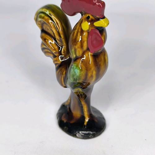 Vintage painted rooster chicken new 10×6