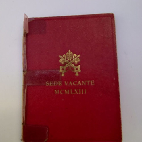 Vatican 500 Lira silver coin 1963 with packaging
