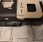 HP OfficeJet 4500 multifunction device used with fax, printer, scanner