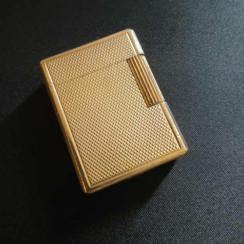 S.T. Dupont Ligne 2 lighter used with gold finish