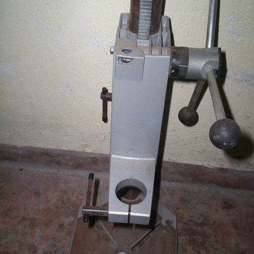 Wolfcraft drill stand used, metal
