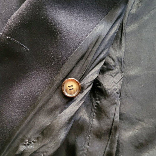 Vintage handmade blazer with shoulder pads black like new