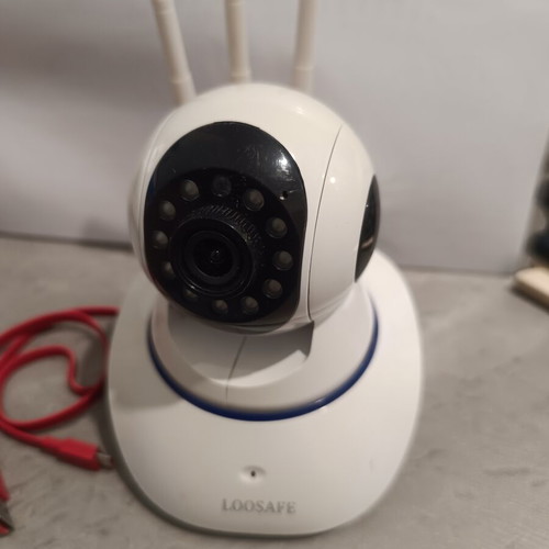 Loosafe Wireless IP Camera Wi-Fi HD 360° Rotation with Night Vision used
