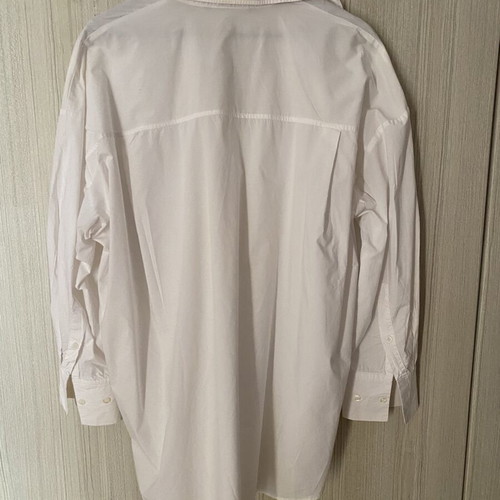 Zara white oversized shirt L