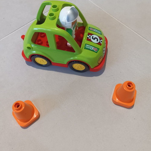 Lego Duplo racing car used