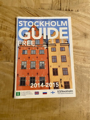 Stockholm Guide 2014-2015 like new, multilingual travel booklet
