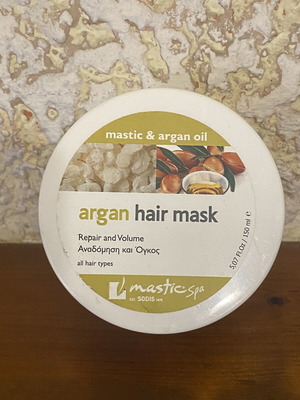 Mastic Spa Argan Hair Mask 150ml καινούργια, επανόρθωση και όγκος