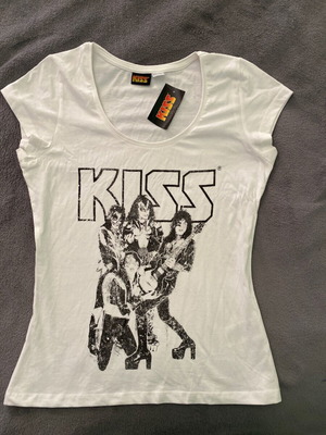 KISS -rock T-shirt-γυναικείο medium