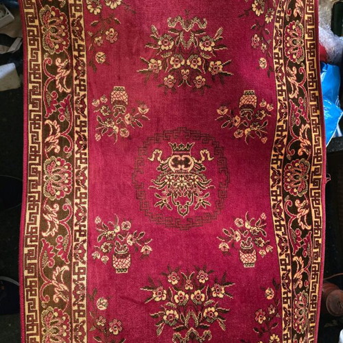 Wall rug used, viscose 60 cm x 105 cm