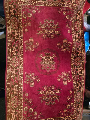 Wall rug used, viscose 60 cm x 105 cm