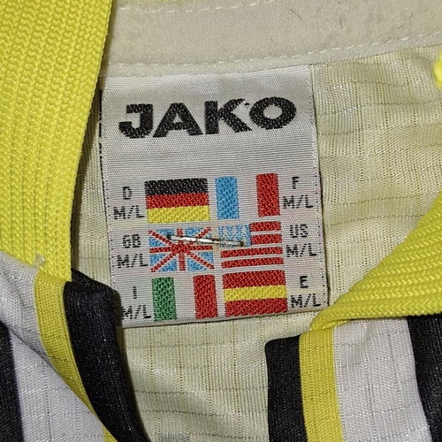 JAKO Schwarz-Gold Raschau retro football shirt like new