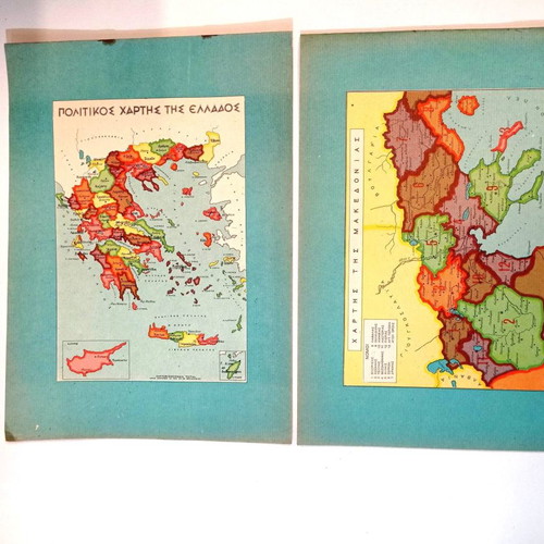 Two children's sketchbooks from the 1950s