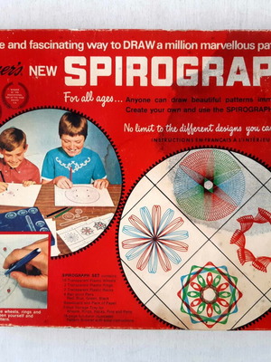 Kenner Spirograph used vintage toy set