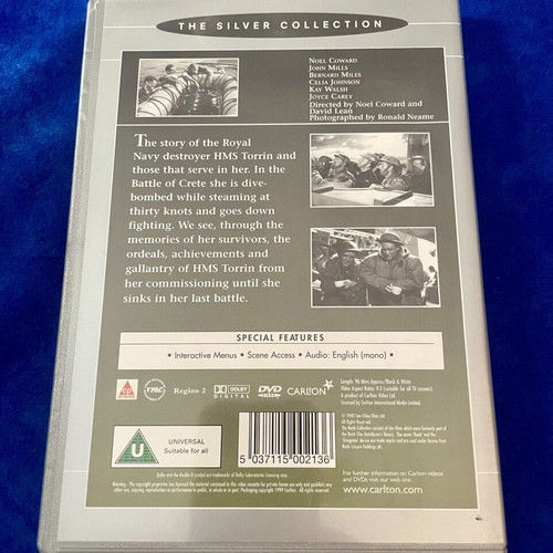 In Which We Serve DVD like new, classic war film