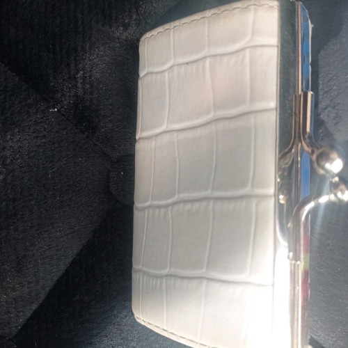Wallet used for coins, 8.5x5cm, white