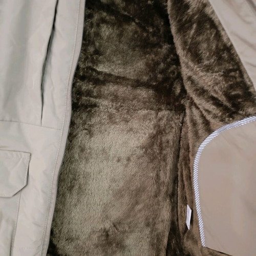 Men's vest new autumn and winter khaki size Large