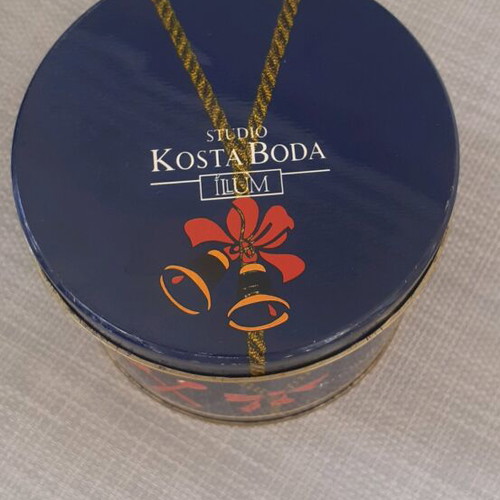 Kosta Boda metal box, original, in excellent condition