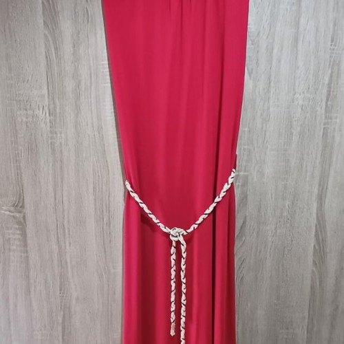 Voice women's long red dress one size like new
