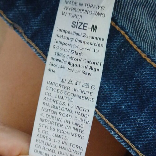 Shein dark blue shorts new, size M