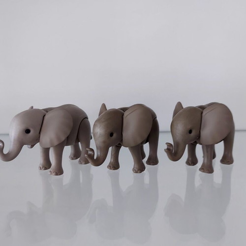 Playmobil elephants small used
