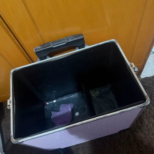 Manicure and beauty case used