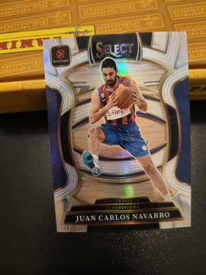 Juan Carlos Navarro Barcelona Concourse Silver 2025-26 Panini Select Euroleague βασική κάρτα καινούργια