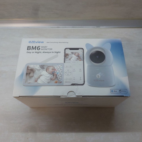 CZEview BM6 Smart Video Baby Monitor 2K HD Screen Wi-Fi App New
